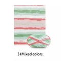 Variegated Multi-Color Yarn for Hand Knitting & Crochet