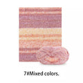 Variegated Multi-Color Yarn for Hand Knitting & Crochet
