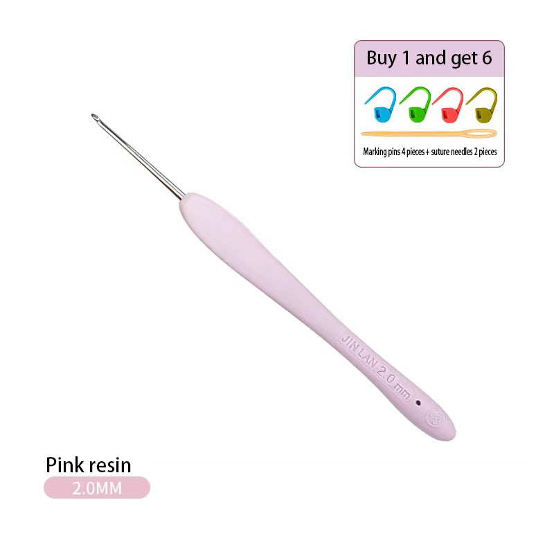 Soft Grip Crochet Hooks Stainless Steel Needles