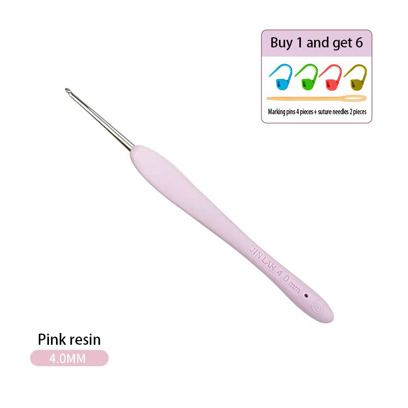 Soft Grip Crochet Hooks Stainless Steel Needles